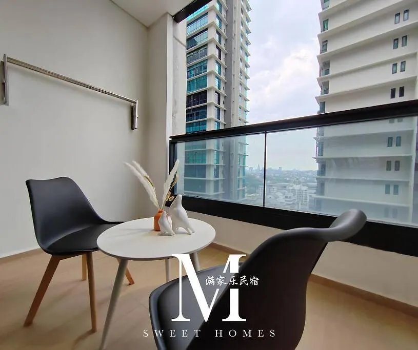 Apartament Arcoris Mont Kiara 19# Deluxe 1 Bedroom With Balcony Kl #1-3Pax Kuala Lumpur Malezja